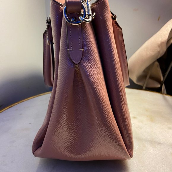 Dusk Pink Coach Leather Bag - Picture 5 of 6